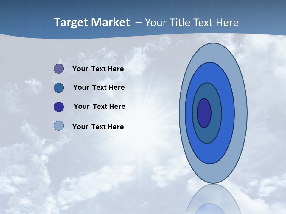 Panorama Bright Blue PowerPoint Template