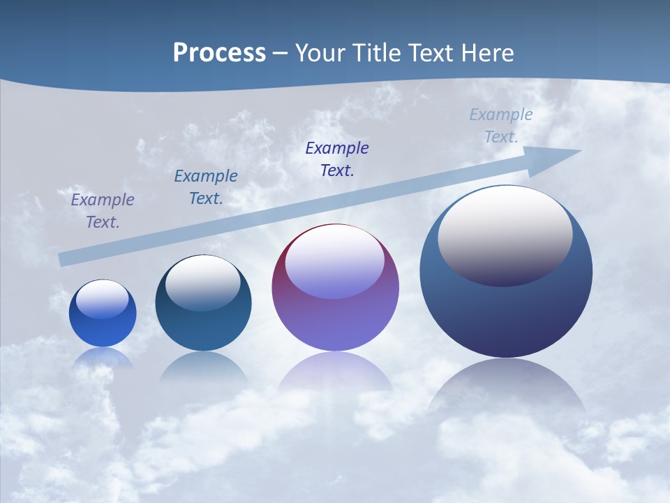 Panorama Bright Blue PowerPoint Template