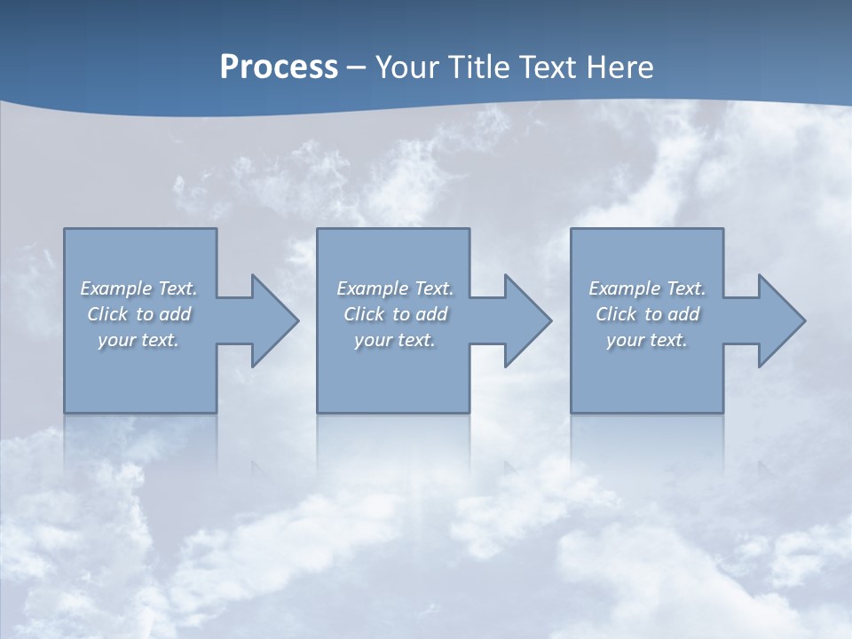 Panorama Bright Blue PowerPoint Template