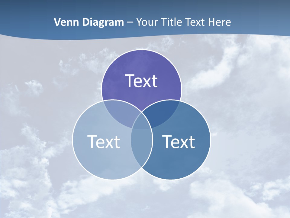 Panorama Bright Blue PowerPoint Template