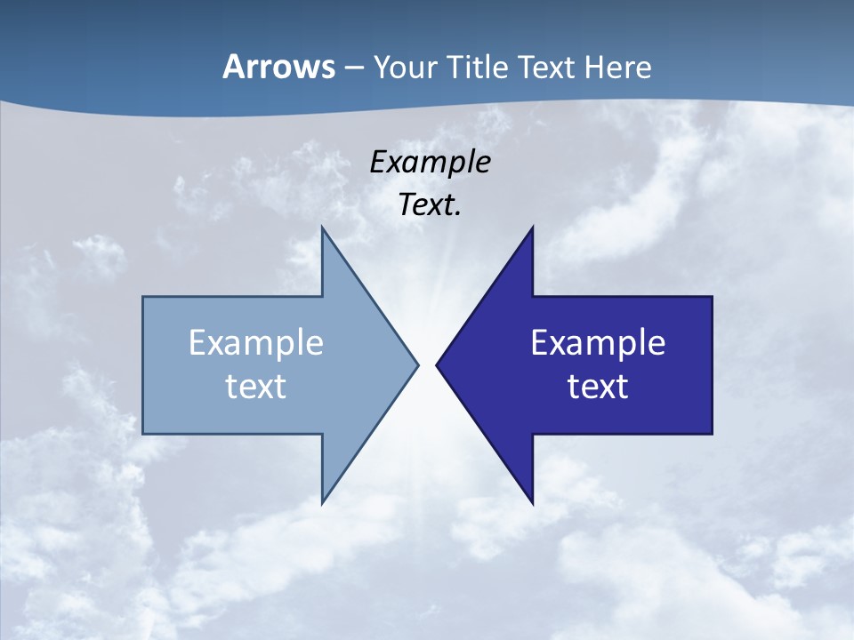 Panorama Bright Blue PowerPoint Template