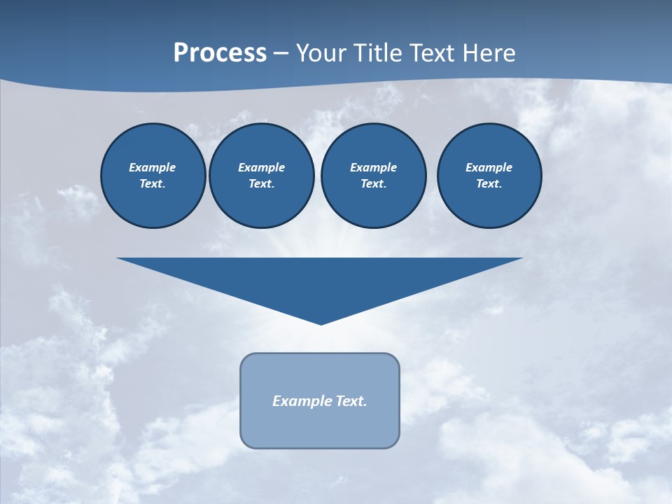 Panorama Bright Blue PowerPoint Template