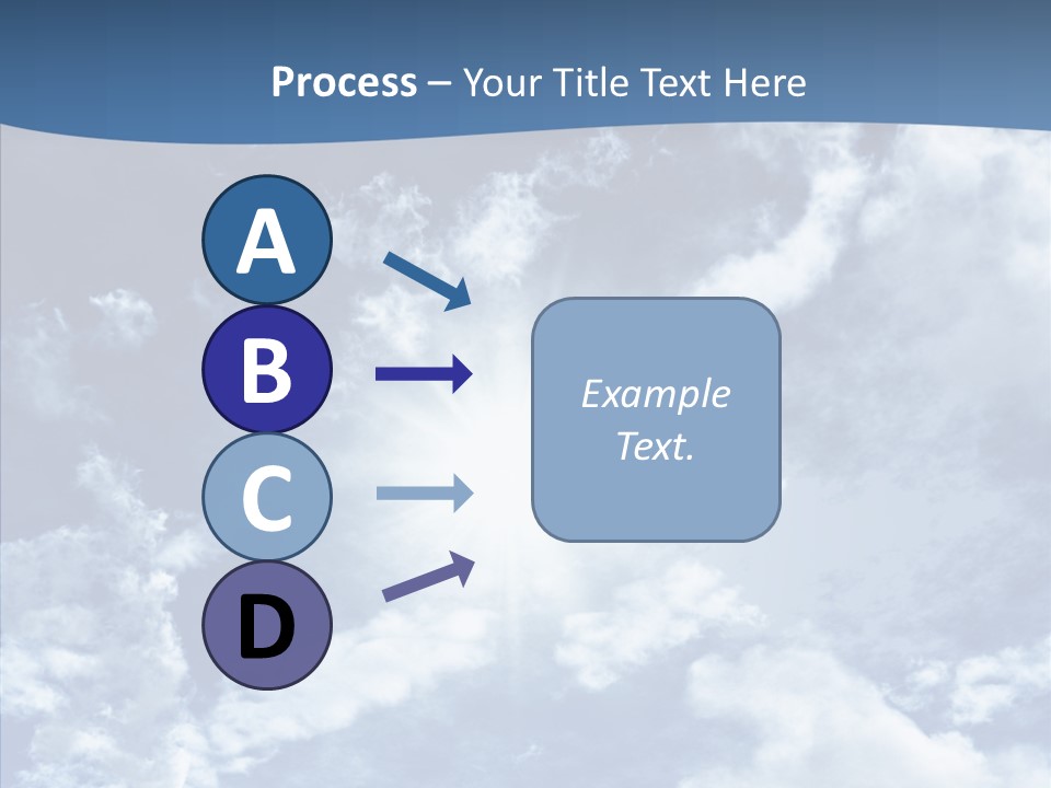 Panorama Bright Blue PowerPoint Template