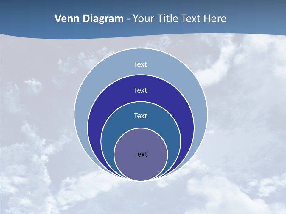Panorama Bright Blue PowerPoint Template