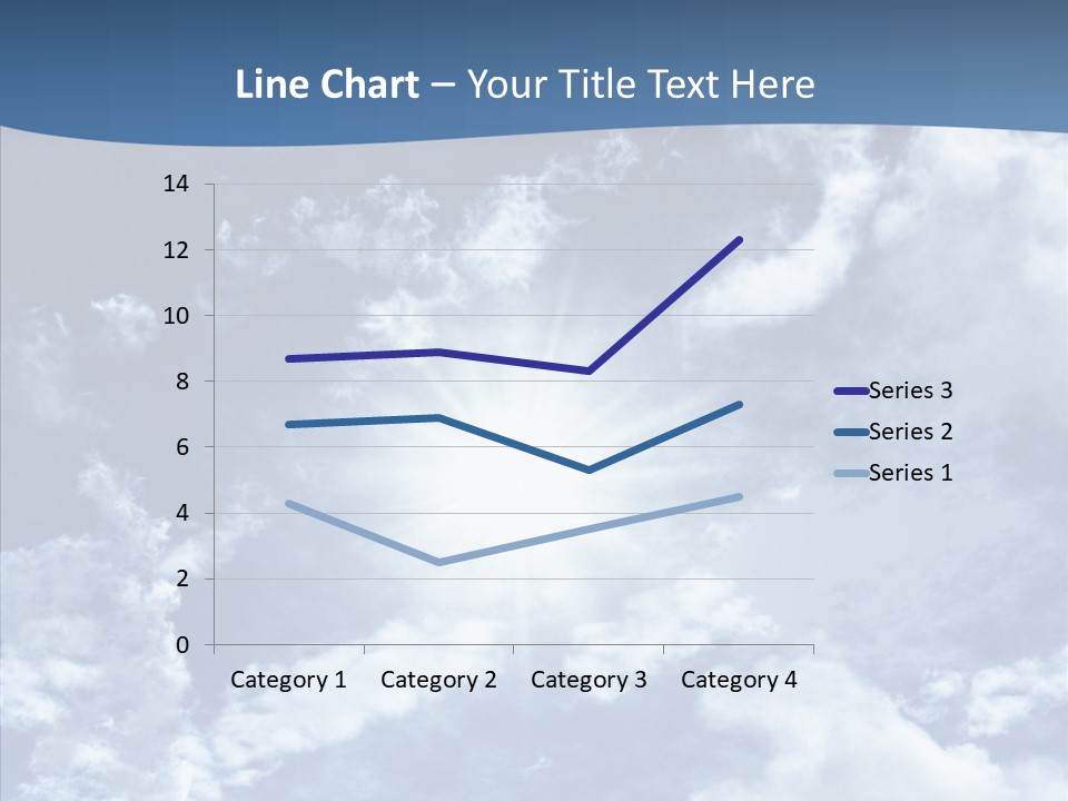 Panorama Bright Blue PowerPoint Template