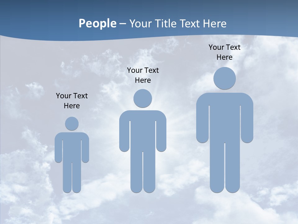 Panorama Bright Blue PowerPoint Template