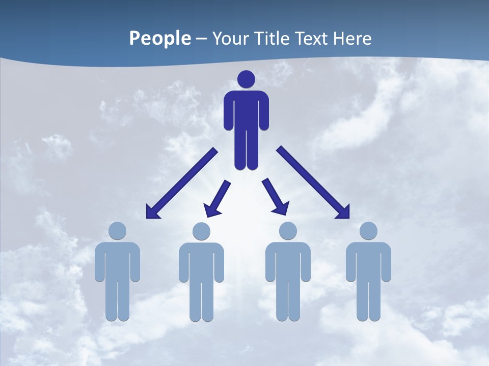 Panorama Bright Blue PowerPoint Template