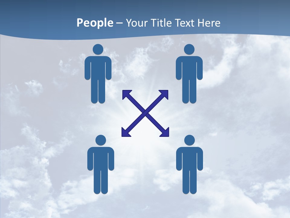 Panorama Bright Blue PowerPoint Template