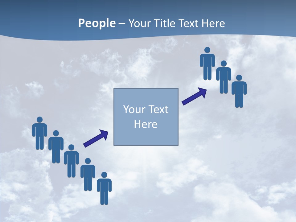 Panorama Bright Blue PowerPoint Template