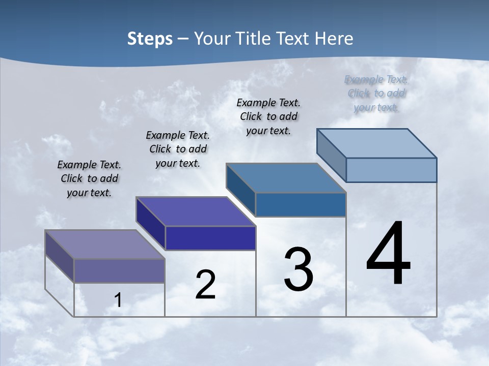 Panorama Bright Blue PowerPoint Template