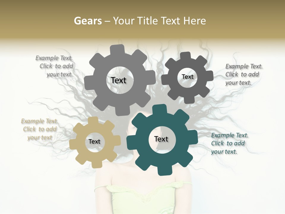 Hairstyle Funny Soft PowerPoint Template