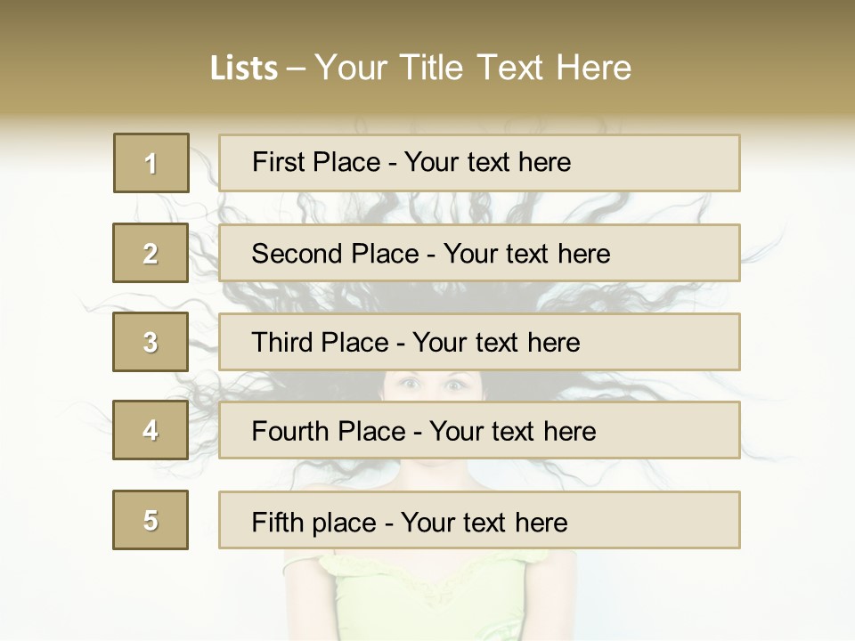 Hairstyle Funny Soft PowerPoint Template