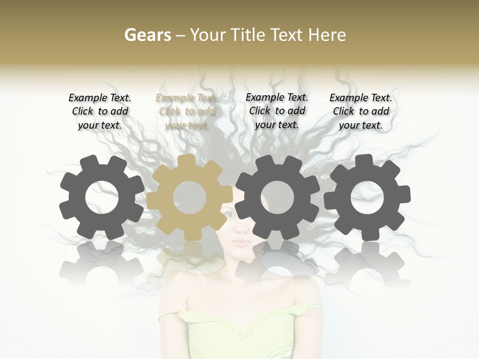 Hairstyle Funny Soft PowerPoint Template