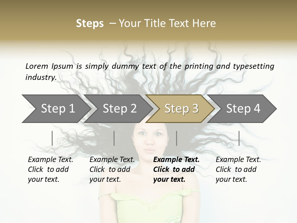 Hairstyle Funny Soft PowerPoint Template