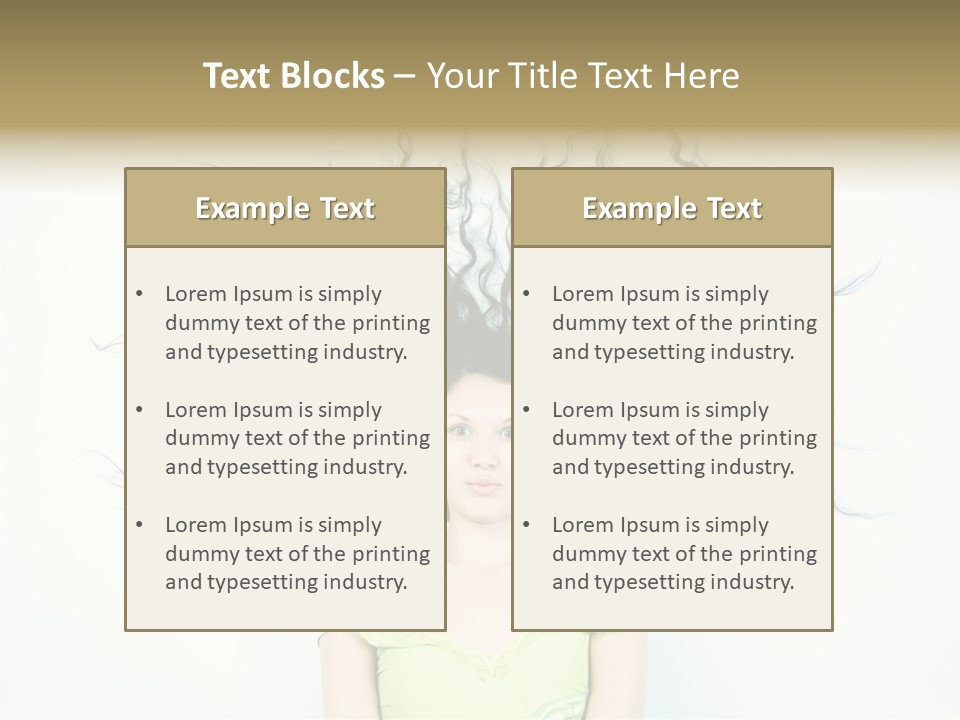 Hairstyle Funny Soft PowerPoint Template