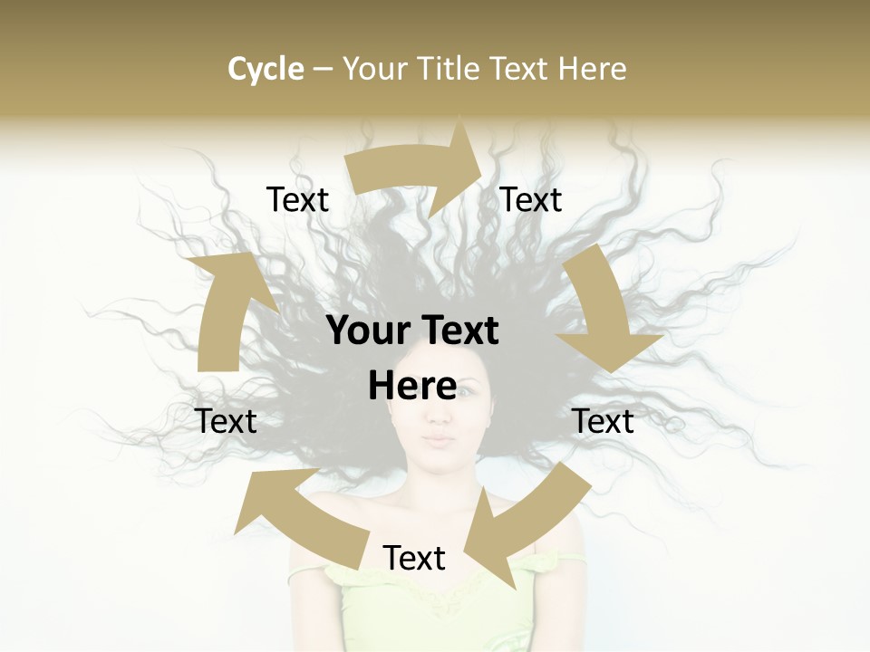 Hairstyle Funny Soft PowerPoint Template