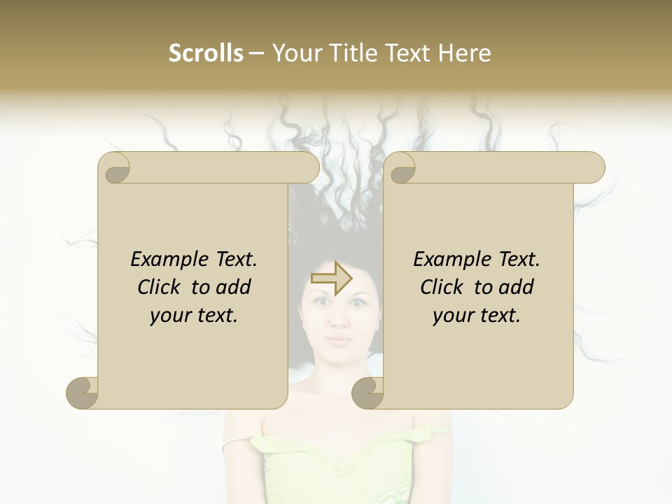 Hairstyle Funny Soft PowerPoint Template