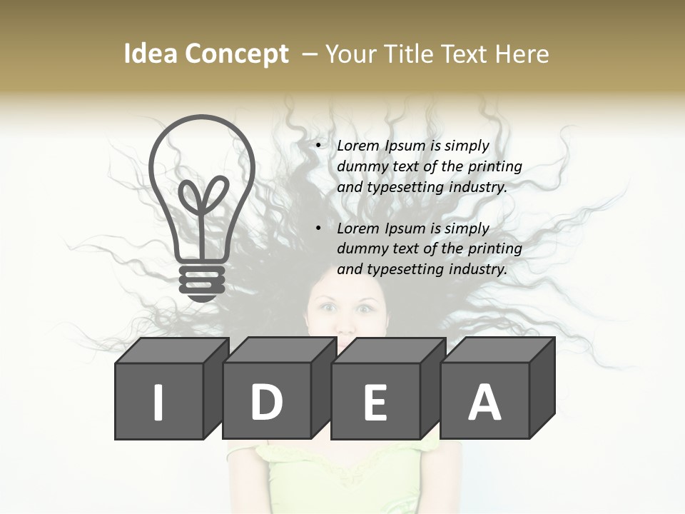 Hairstyle Funny Soft PowerPoint Template