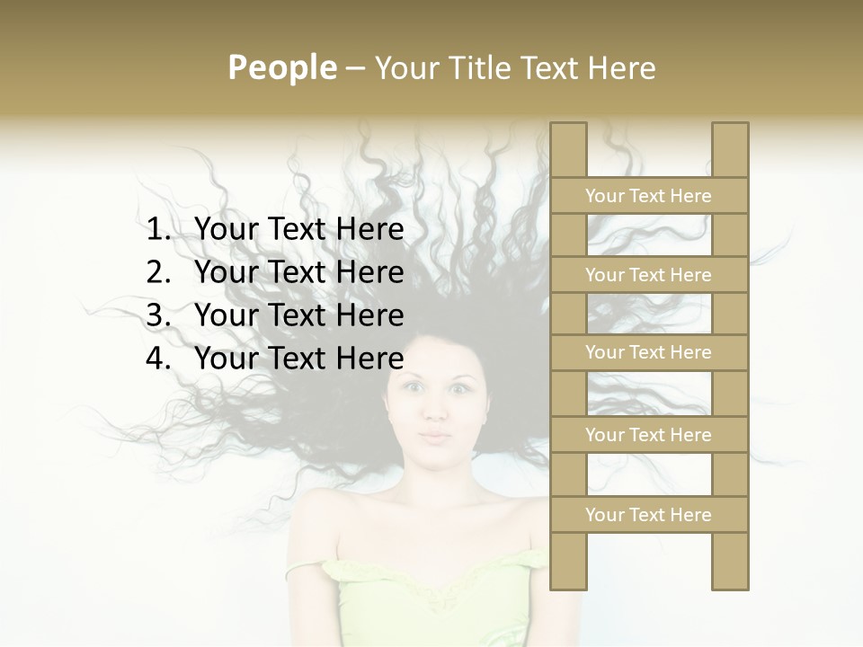 Hairstyle Funny Soft PowerPoint Template