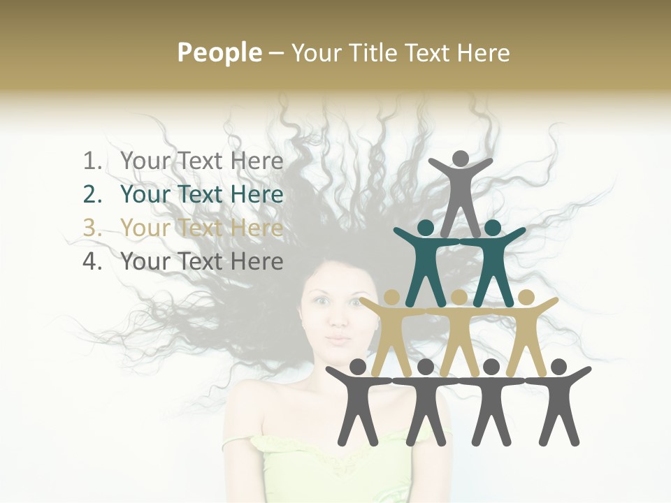 Hairstyle Funny Soft PowerPoint Template