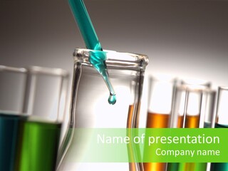 Chemical Research Experiment PowerPoint Template