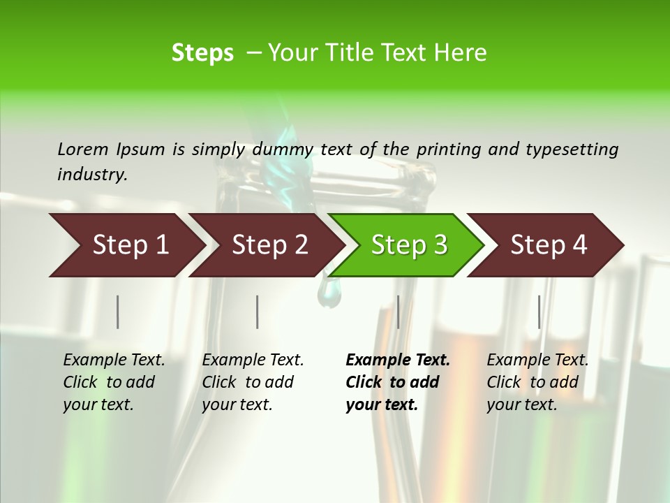 Chemical Research Experiment PowerPoint Template