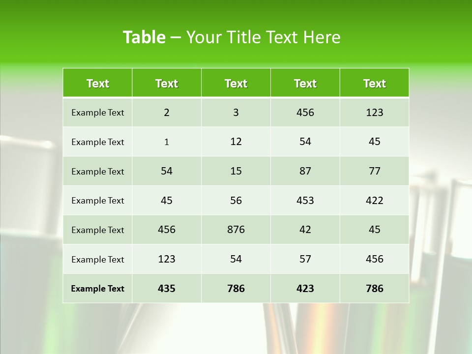 Chemical Research Experiment PowerPoint Template