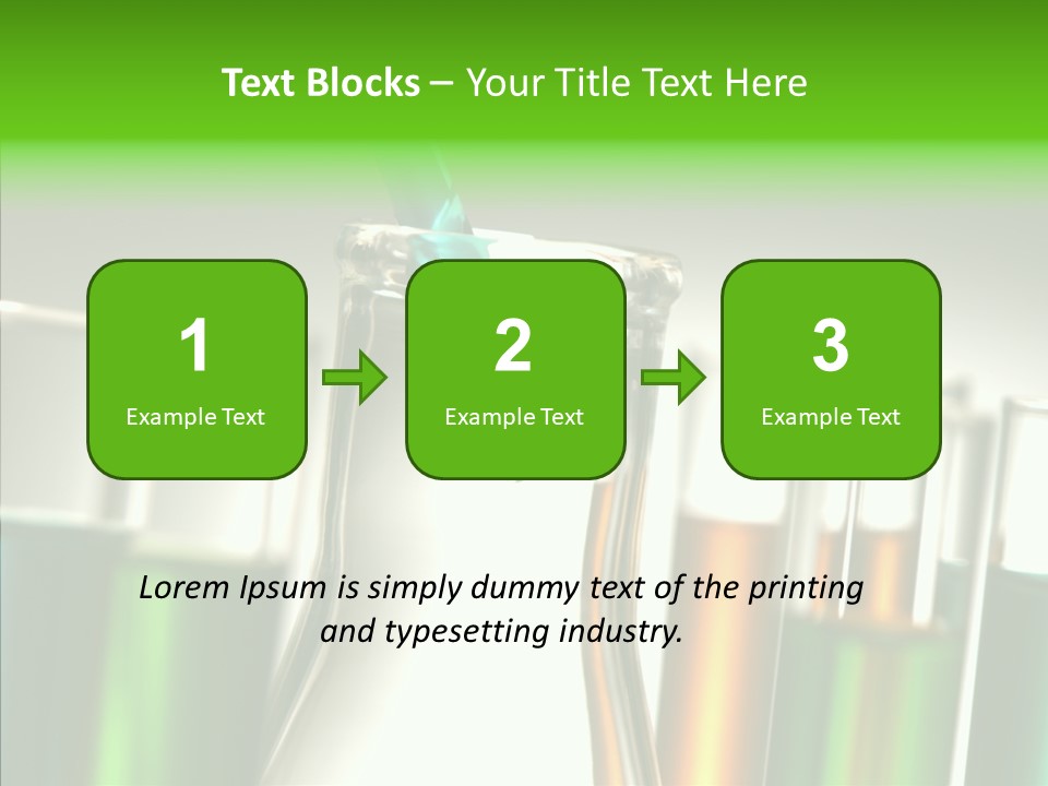 Chemical Research Experiment PowerPoint Template