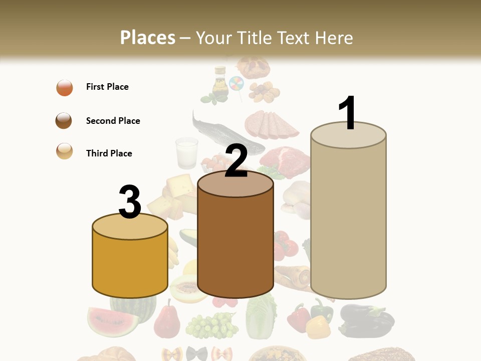 Bread Dairy Sausage PowerPoint Template