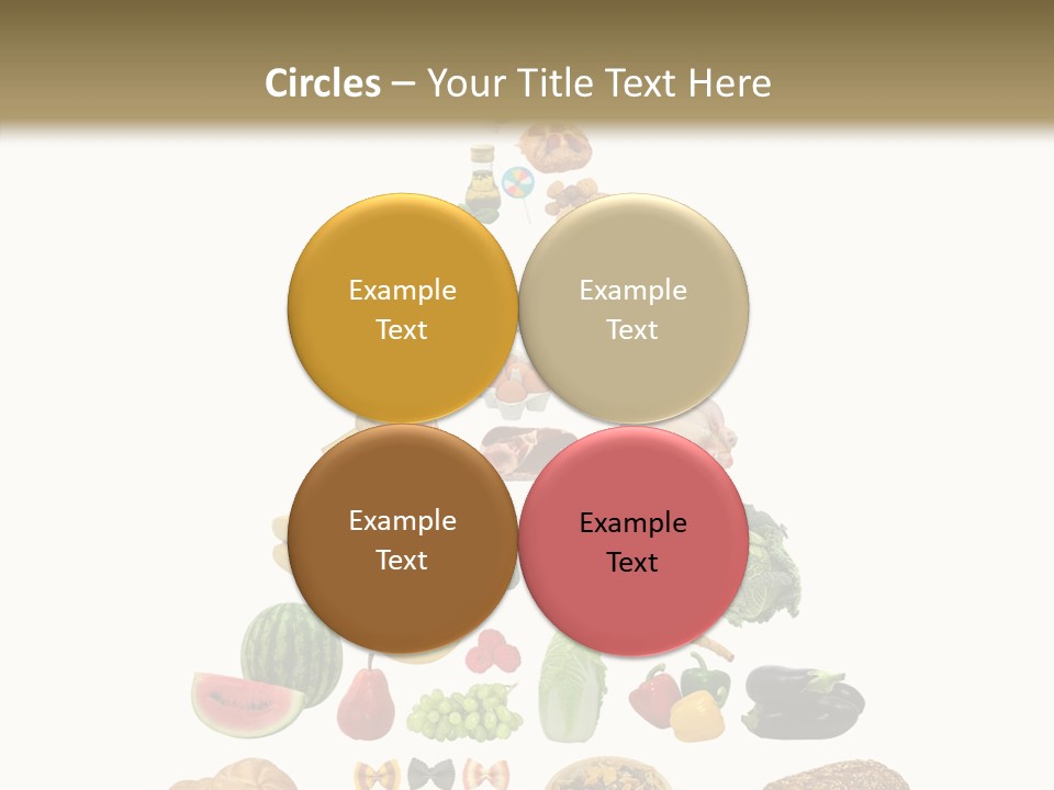 Bread Dairy Sausage PowerPoint Template