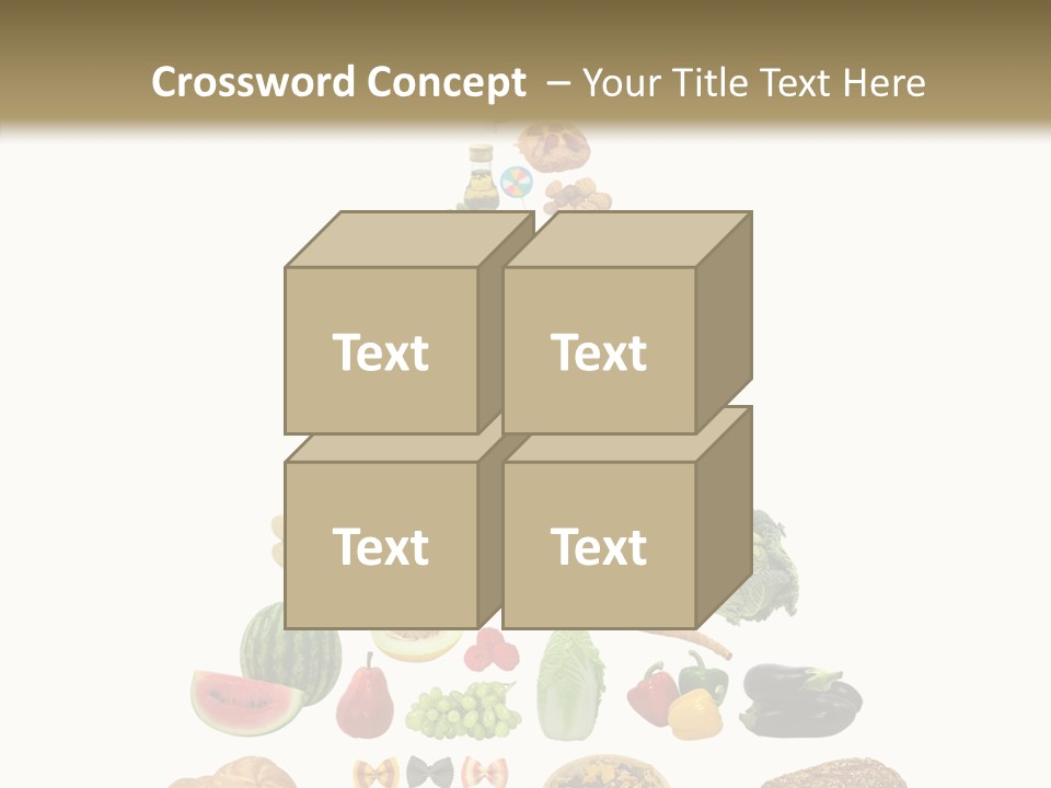 Bread Dairy Sausage PowerPoint Template