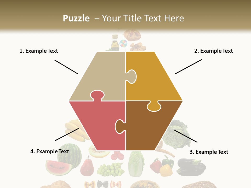 Bread Dairy Sausage PowerPoint Template