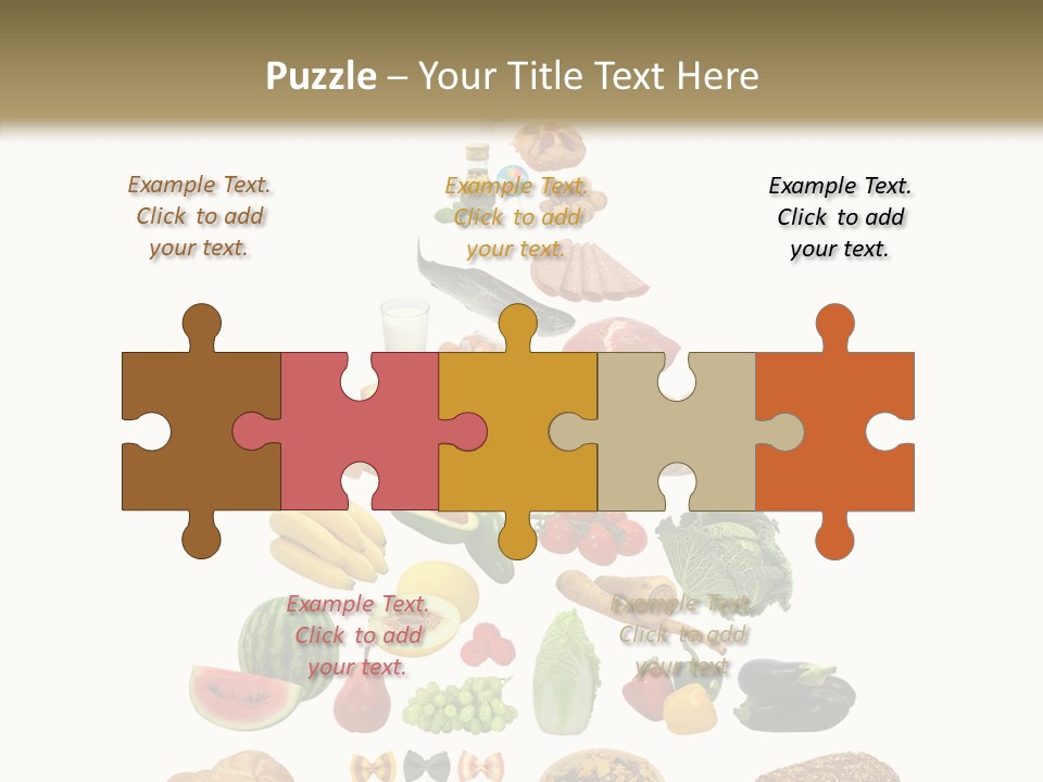 Bread Dairy Sausage PowerPoint Template