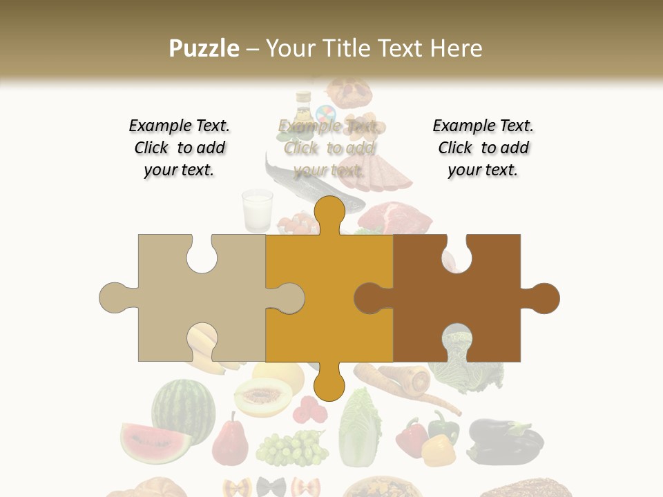 Bread Dairy Sausage PowerPoint Template