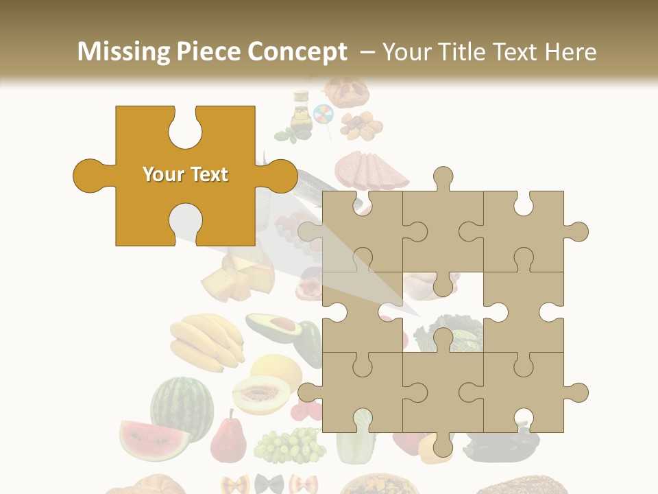 Bread Dairy Sausage PowerPoint Template