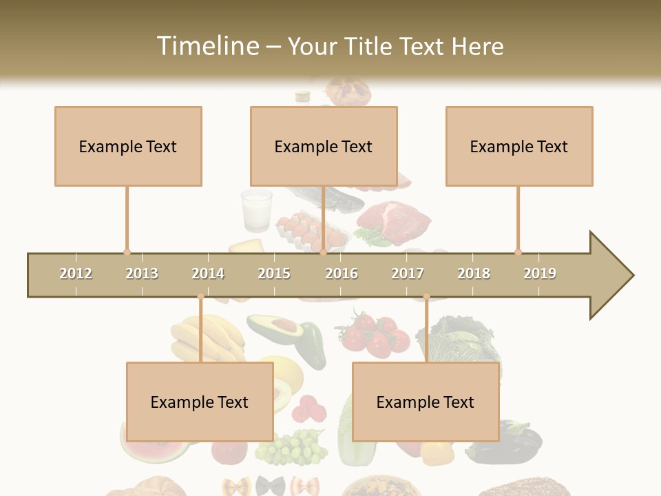 Bread Dairy Sausage PowerPoint Template