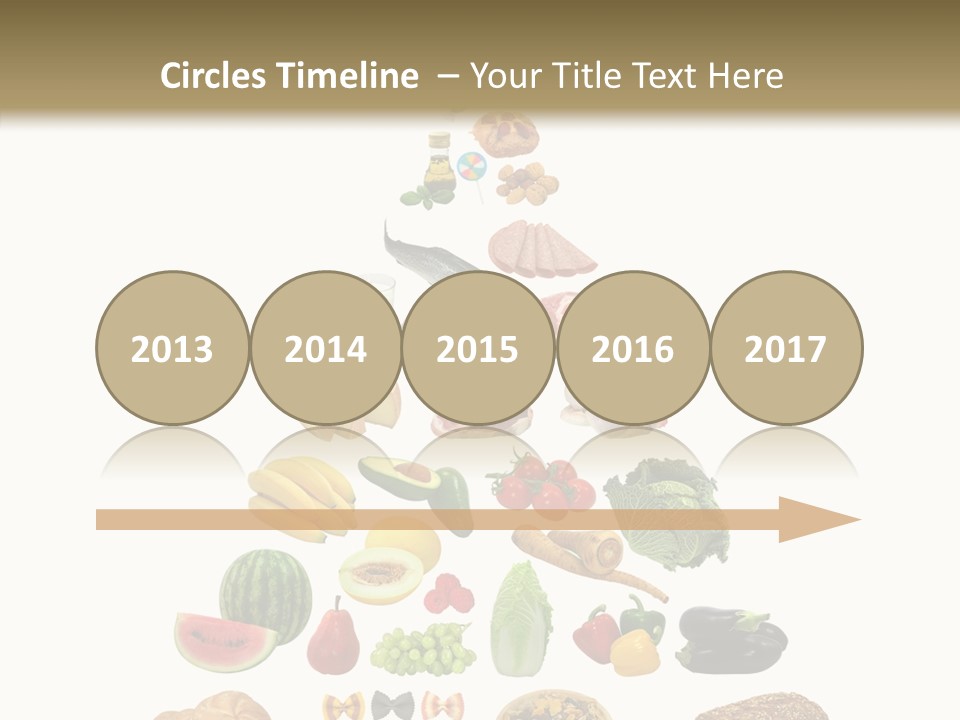 Bread Dairy Sausage PowerPoint Template