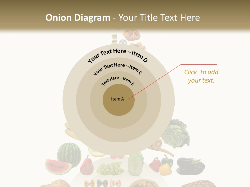 Bread Dairy Sausage PowerPoint Template