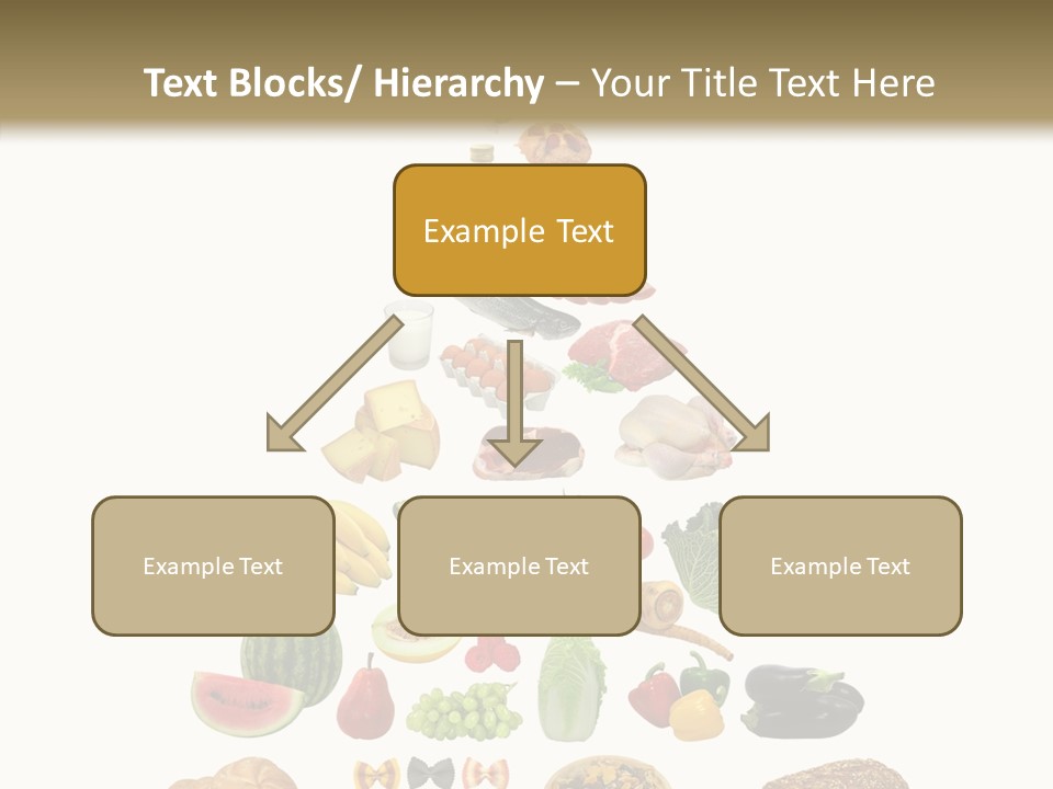 Bread Dairy Sausage PowerPoint Template