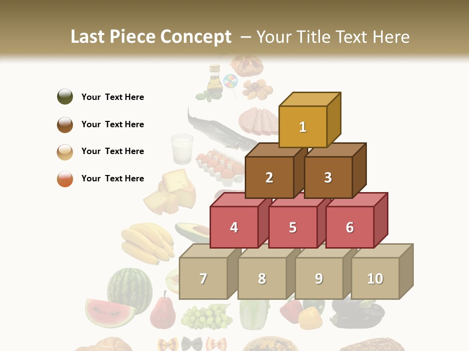 Bread Dairy Sausage PowerPoint Template