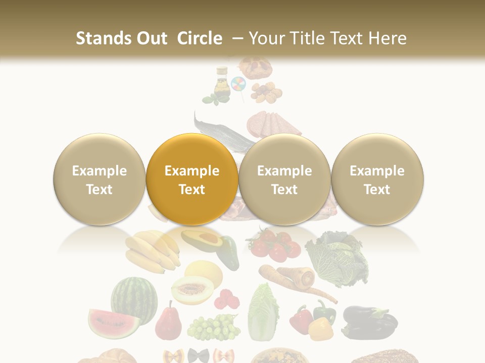 Bread Dairy Sausage PowerPoint Template