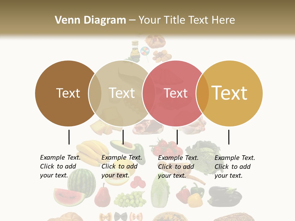 Bread Dairy Sausage PowerPoint Template