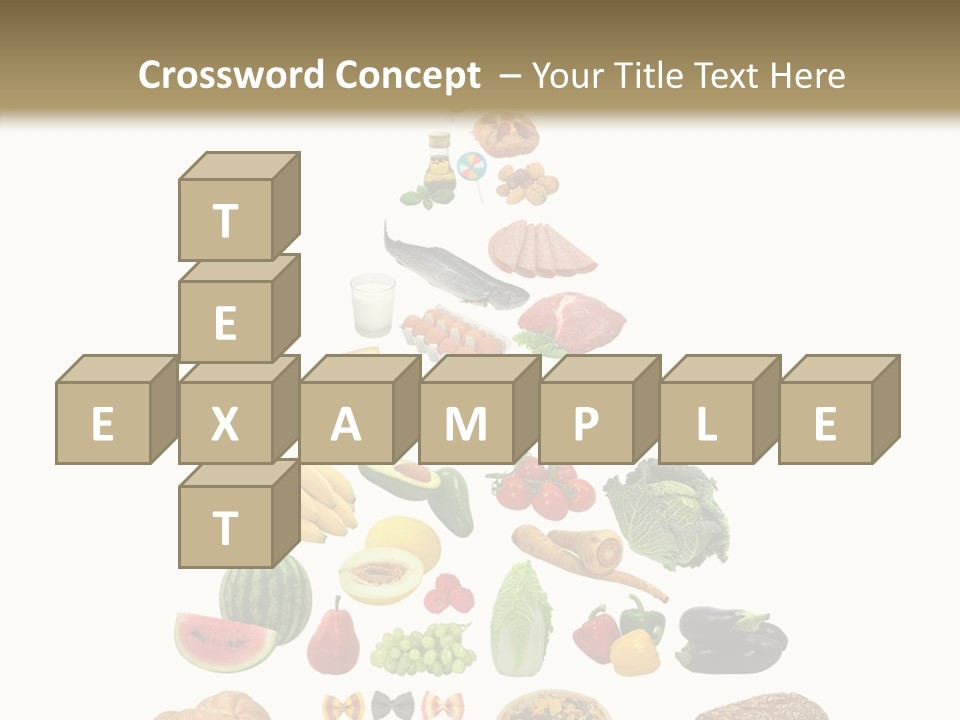 Bread Dairy Sausage PowerPoint Template