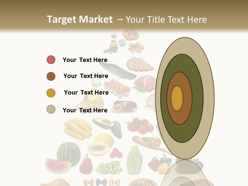 Bread Dairy Sausage PowerPoint Template