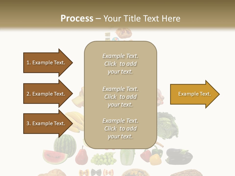 Bread Dairy Sausage PowerPoint Template