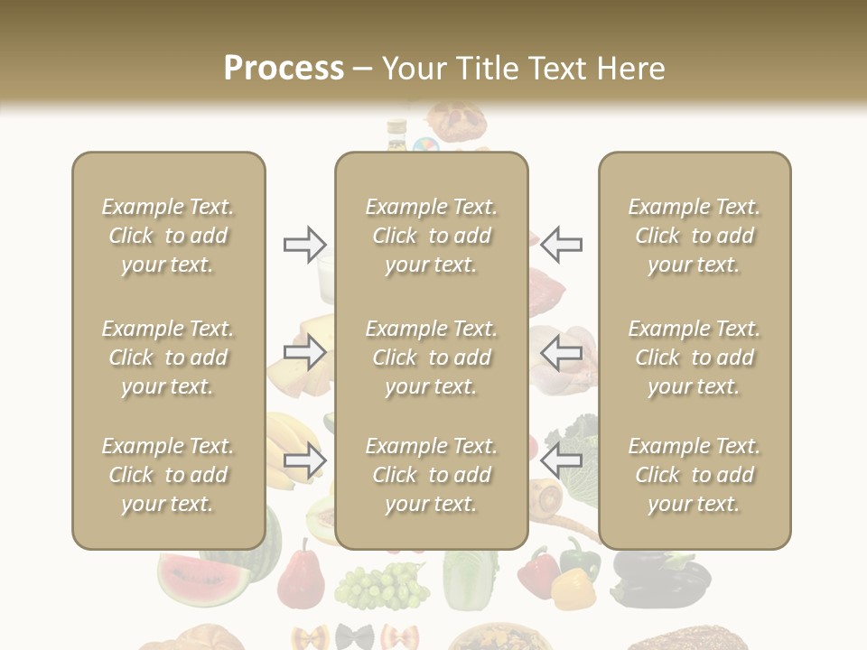 Bread Dairy Sausage PowerPoint Template