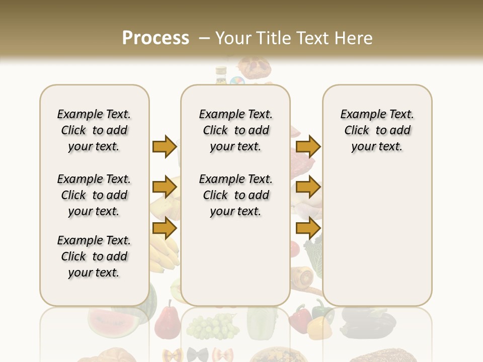 Bread Dairy Sausage PowerPoint Template