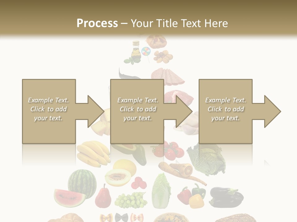 Bread Dairy Sausage PowerPoint Template