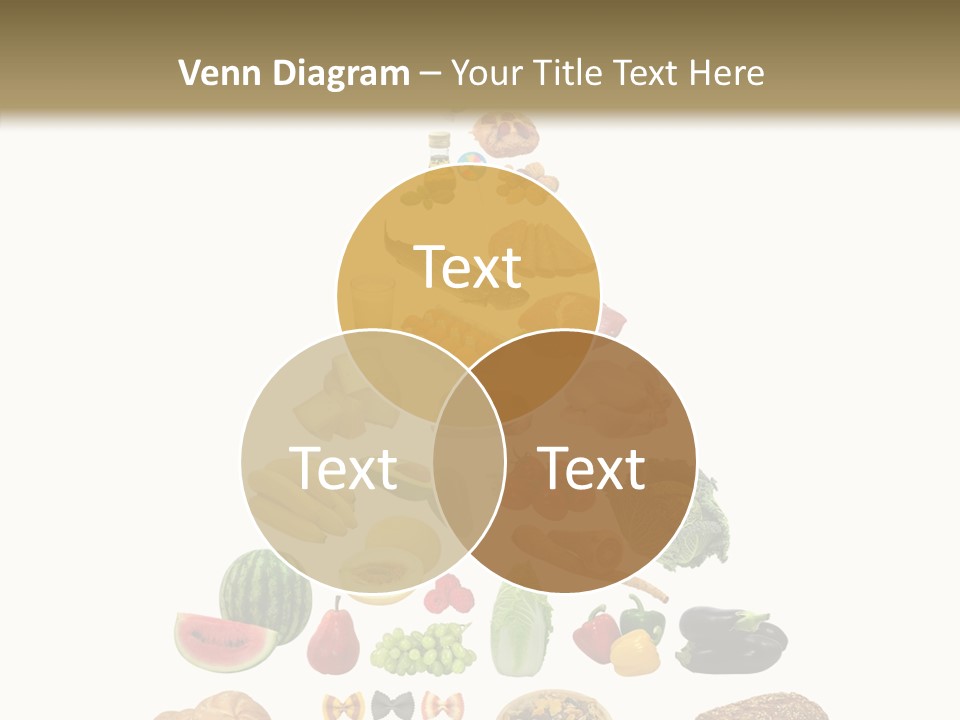 Bread Dairy Sausage PowerPoint Template