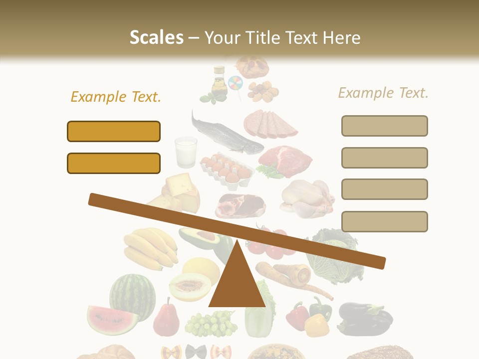 Bread Dairy Sausage PowerPoint Template
